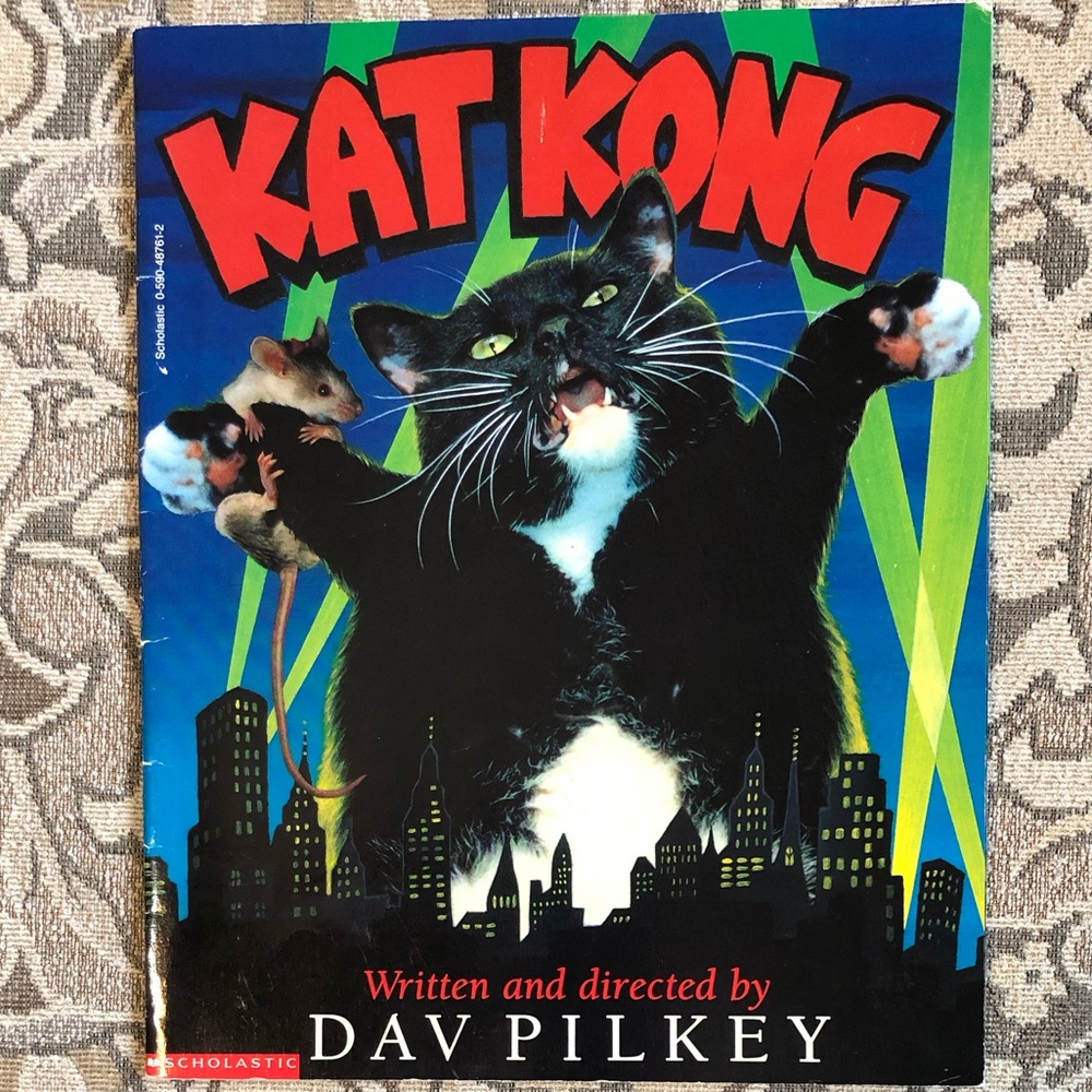 4/$20 Kat Kong by Dav Pilkey Softcover Book